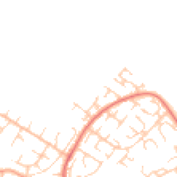 Daytime road noise heatmap for BN22 0AR