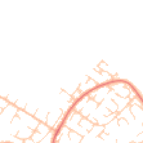 Daytime road noise heatmap for BN22 0AW