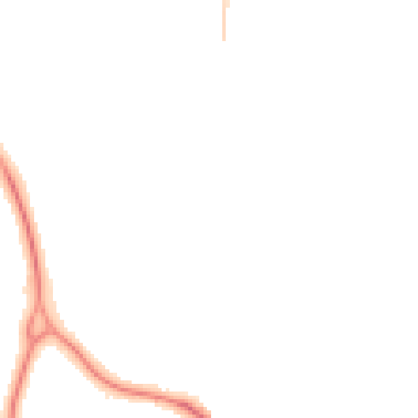 Night-time road noise heatmap for BN22 0BT