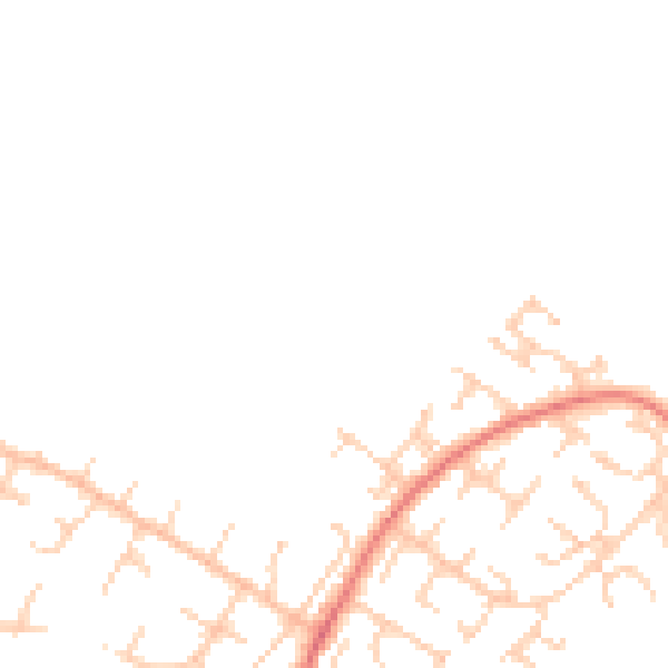 Daytime road noise heatmap for BN22 0DQ