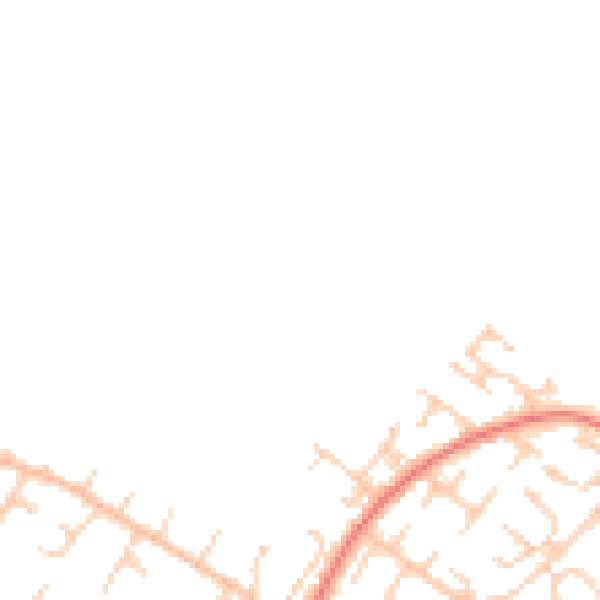 Daytime road noise heatmap for BN22 0EF