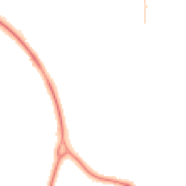 Night-time road noise heatmap for BN22 0ET