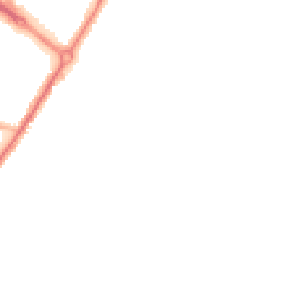 Night-time road noise heatmap for BN22 7FB
