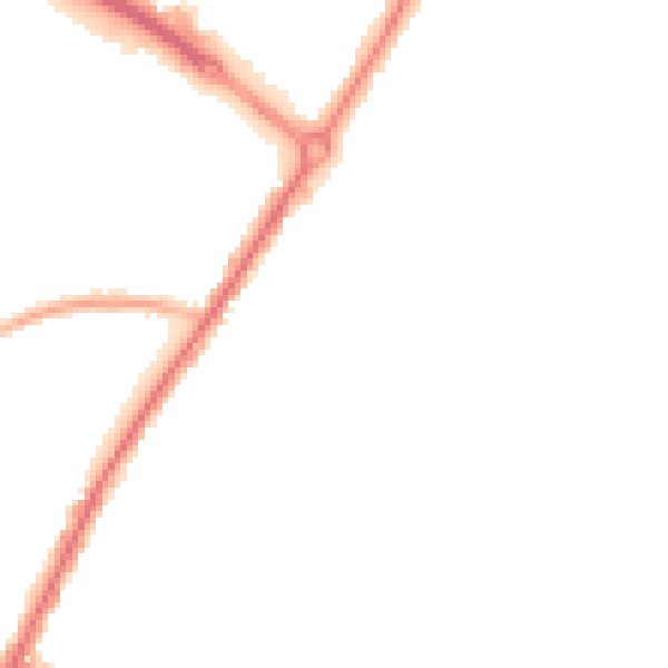 Night-time road noise heatmap for BN22 7SU
