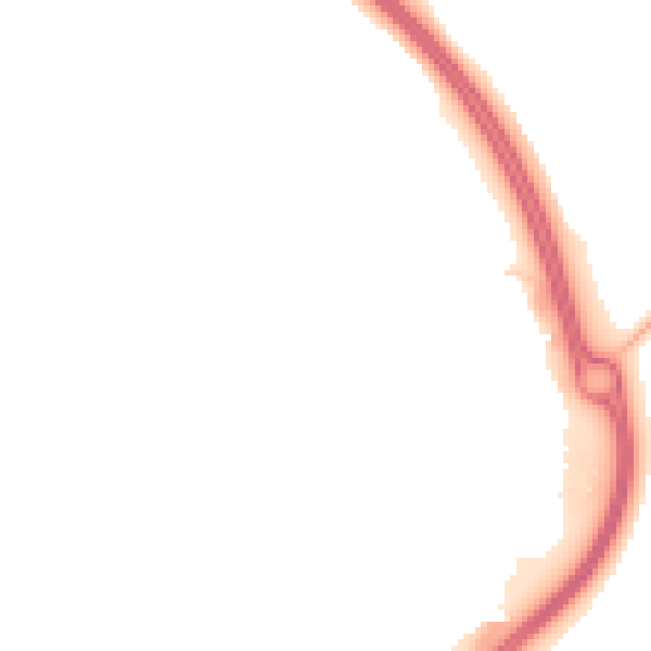 Night-time road noise heatmap for BN22 9DJ