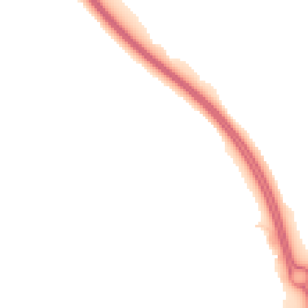 Night-time road noise heatmap for BN22 9HL