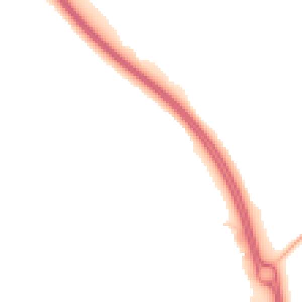 Night-time road noise heatmap for BN22 9HQ