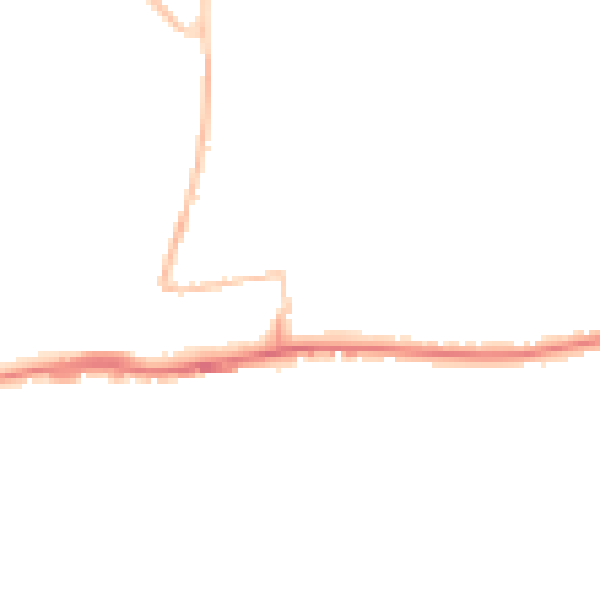 Night-time road noise heatmap for BN42 4AF
