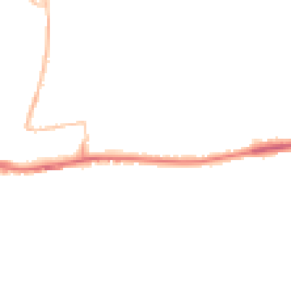 Night-time road noise heatmap for BN42 4AL