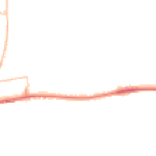 Night-time road noise heatmap for BN42 4AP