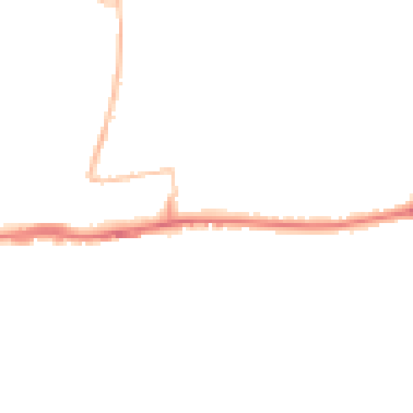Night-time road noise heatmap for BN42 4AZ