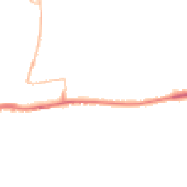 Night-time road noise heatmap for BN42 4BA