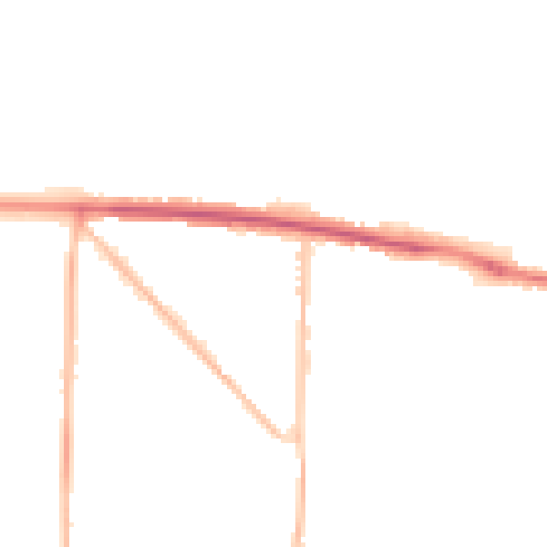 Night-time road noise heatmap for BN42 4BU