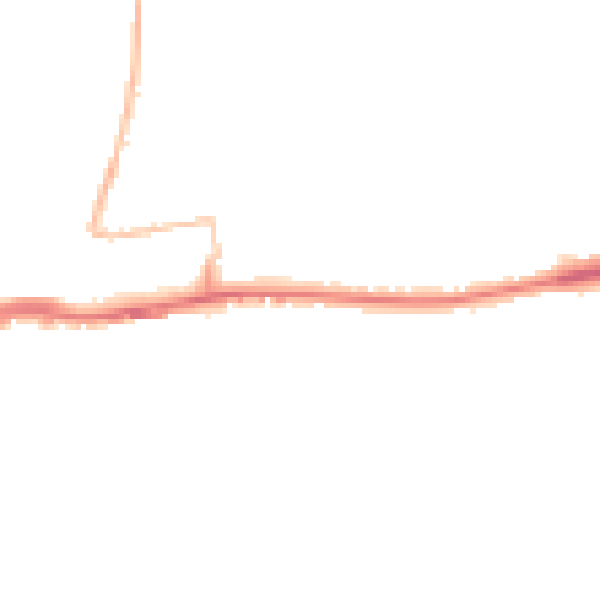 Night-time road noise heatmap for BN42 4BY