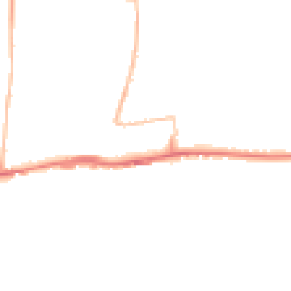 Night-time road noise heatmap for BN42 4DS