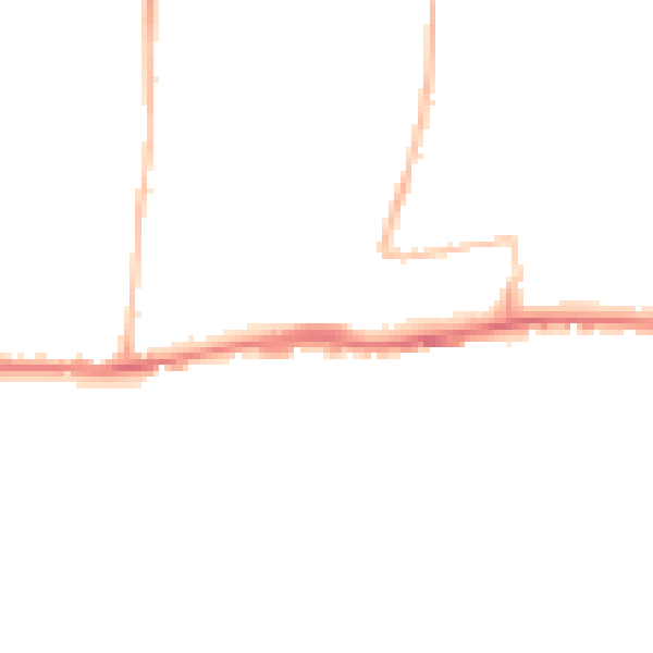 Night-time road noise heatmap for BN42 4EN