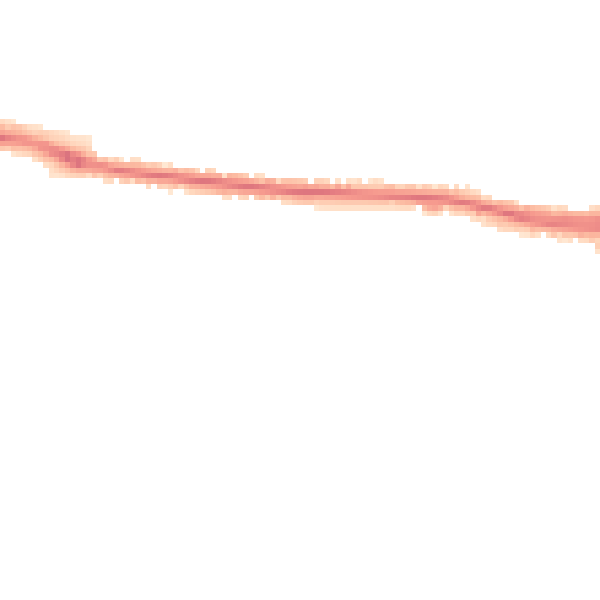 Night-time road noise heatmap for BN42 4LJ