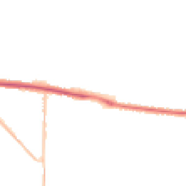 Night-time road noise heatmap for BN42 4QB