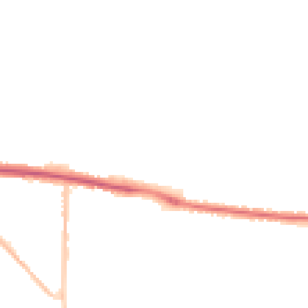 Night-time road noise heatmap for BN42 4QD