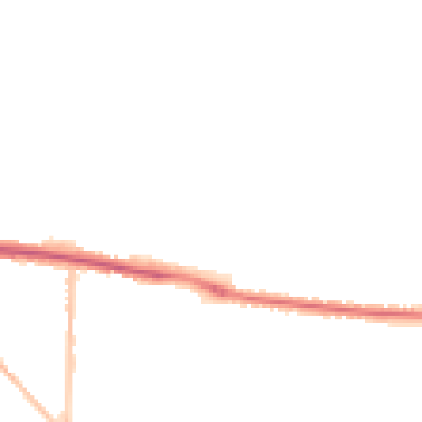 Night-time road noise heatmap for BN42 4WA