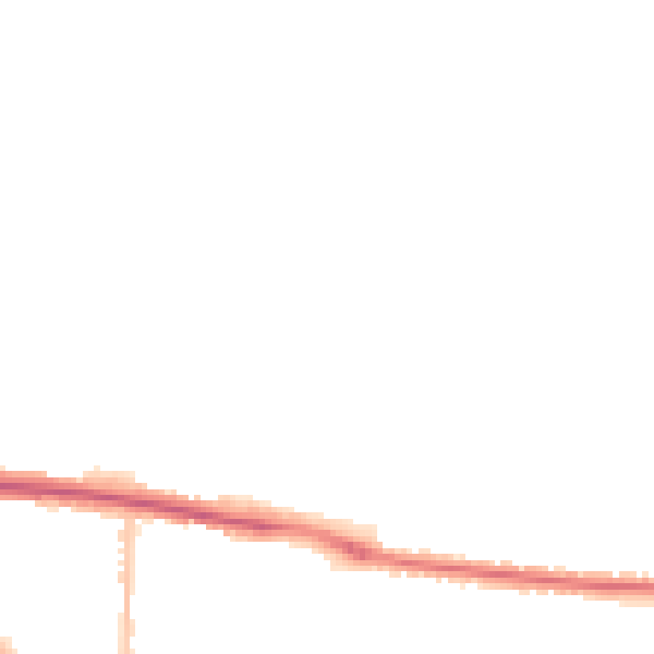 Night-time road noise heatmap for BN42 4WQ