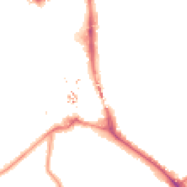 Night-time road noise heatmap for BR1 1AJ