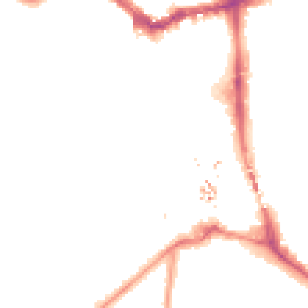Night-time road noise heatmap for BR1 1HT