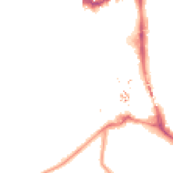 Night-time road noise heatmap for BR1 1HW