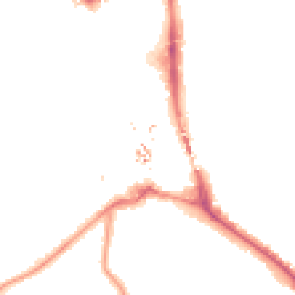 Night-time road noise heatmap for BR1 1LF