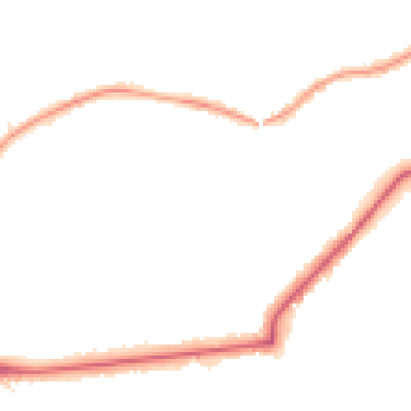 Night-time road noise heatmap for BR1 2AG
