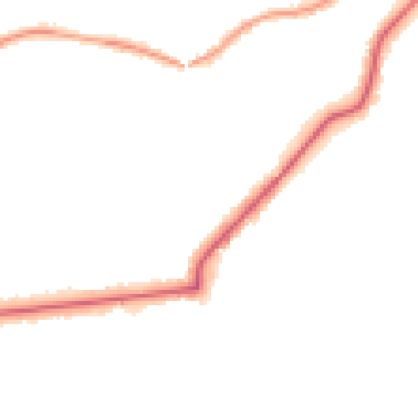 Night-time road noise heatmap for BR1 2AW
