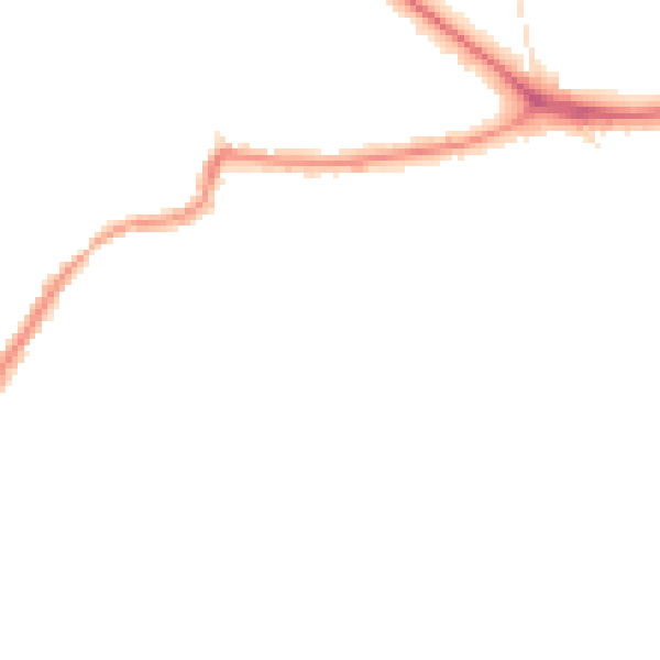 Night-time road noise heatmap for BR1 2BS