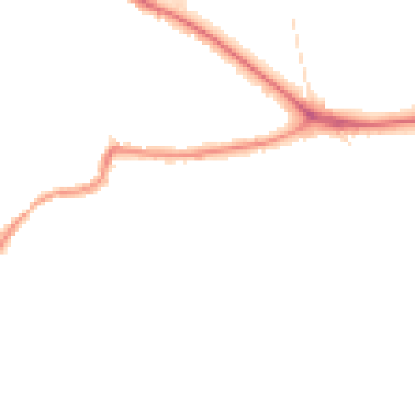 Night-time road noise heatmap for BR1 2BW