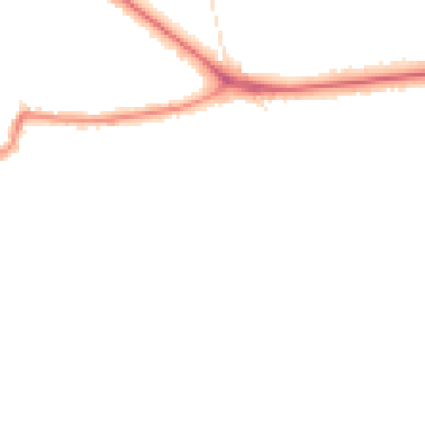 Night-time road noise heatmap for BR1 2DA
