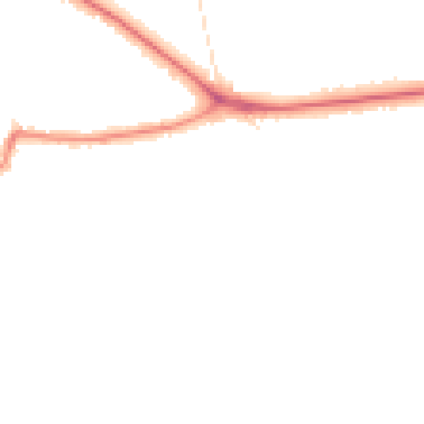 Night-time road noise heatmap for BR1 2DG