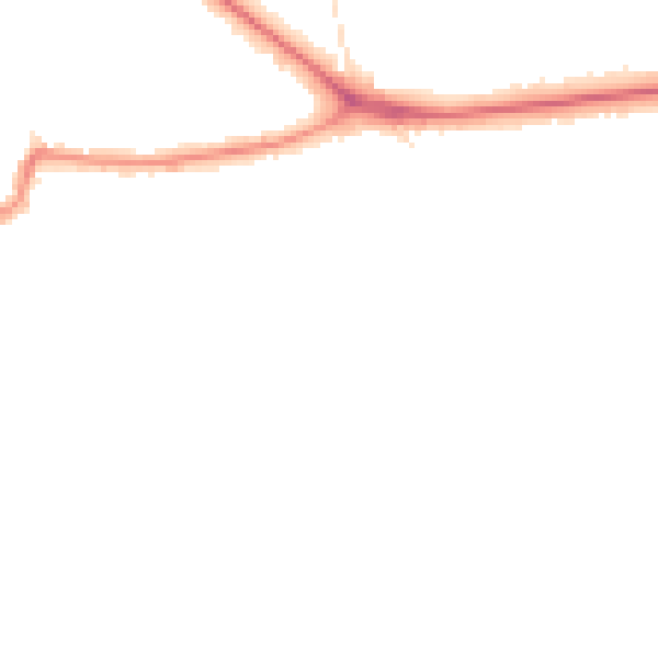 Night-time road noise heatmap for BR1 2DJ