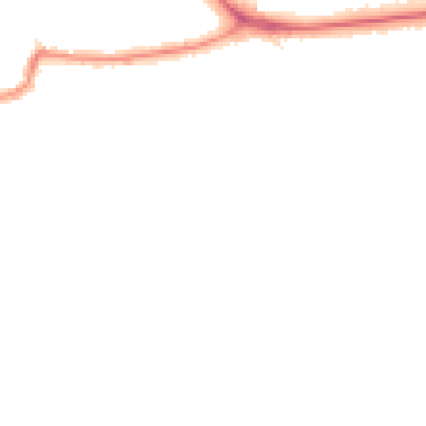 Night-time road noise heatmap for BR1 2DL