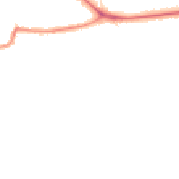 Night-time road noise heatmap for BR1 2DN