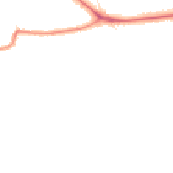 Night-time road noise heatmap for BR1 2DW