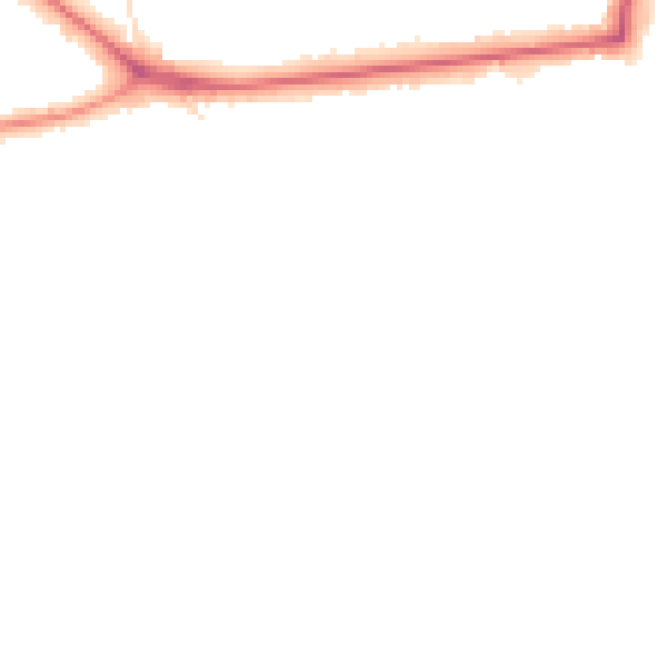 Night-time road noise heatmap for BR1 2GA