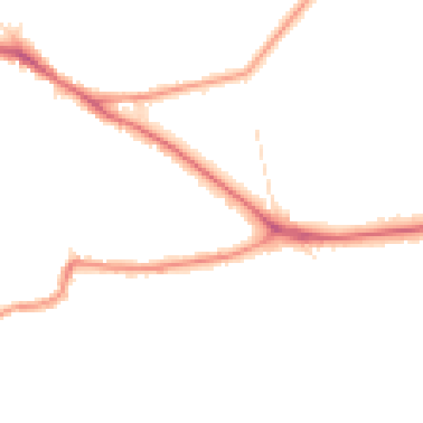 Night-time road noise heatmap for BR1 2GB