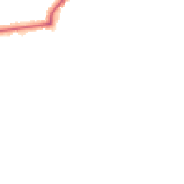 Night-time road noise heatmap for BR1 2LN