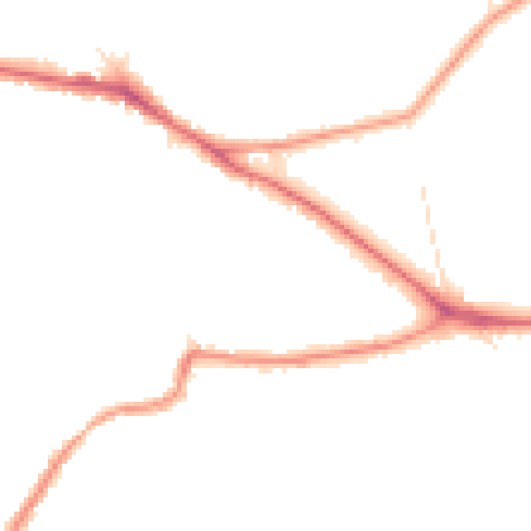 Night-time road noise heatmap for BR1 2NA