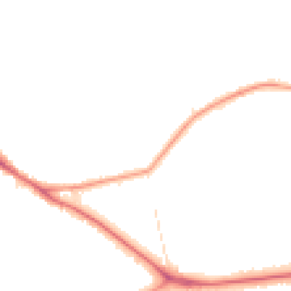 Night-time road noise heatmap for BR1 2NJ