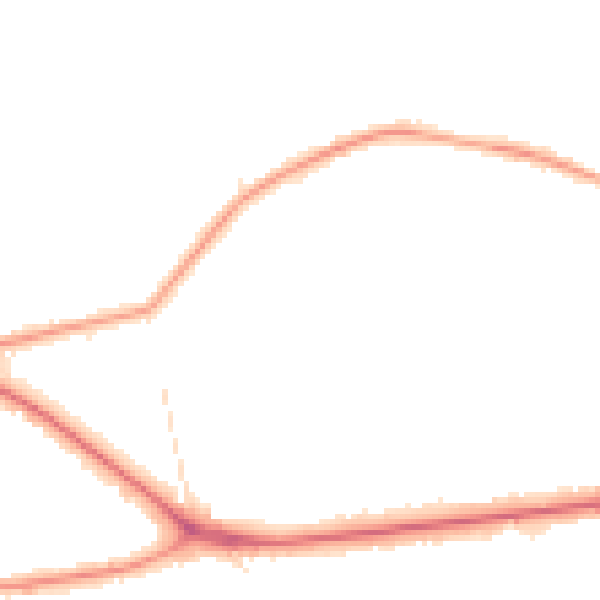 Night-time road noise heatmap for BR1 2NS