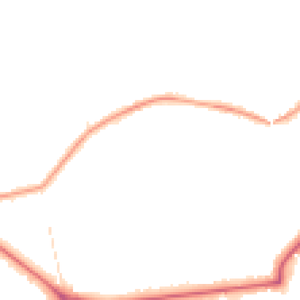 Night-time road noise heatmap for BR1 2NX