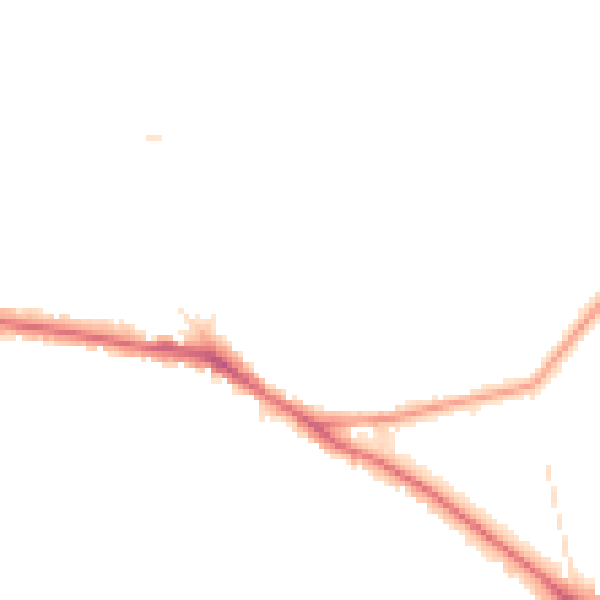 Night-time road noise heatmap for BR1 2PA
