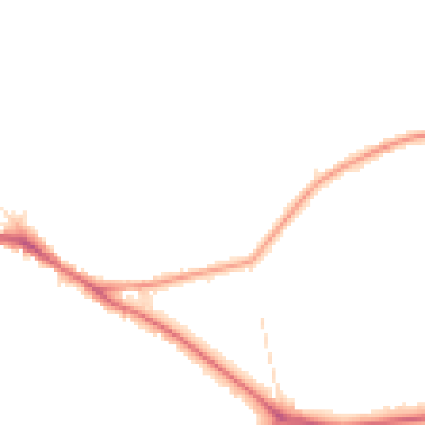 Night-time road noise heatmap for BR1 2PP