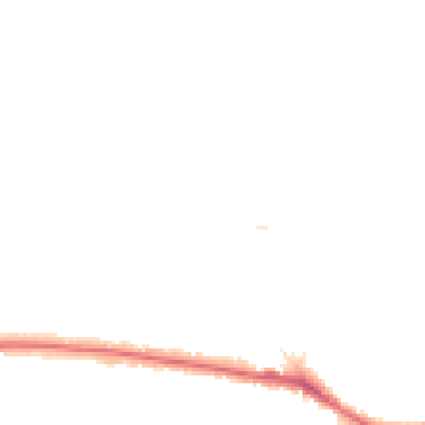 Night-time road noise heatmap for BR1 2PR