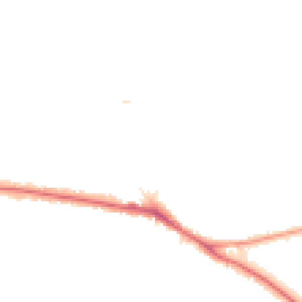 Night-time road noise heatmap for BR1 2PU